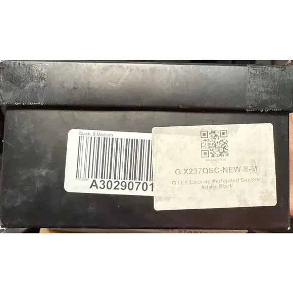 GILI Women’s Adalie Lace Up Sneakers Black Perforated Camo Trim Size 8M NWB - Picture 12 of 16